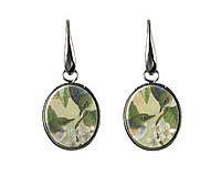 NZ Silver Eye Postage Stamp Earrings